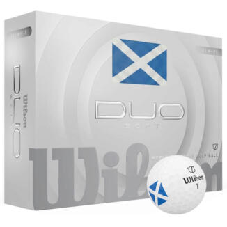 Wilson Duo Soft Scotland Golf Balls White