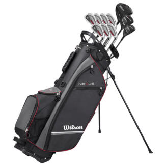 Wilson DYNAPWR 12-Piece Golf Package Set Steel/Graphite Stand Bag