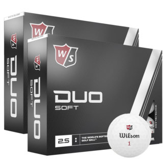 Wilson Duo Soft Double Dozen Golf Balls White