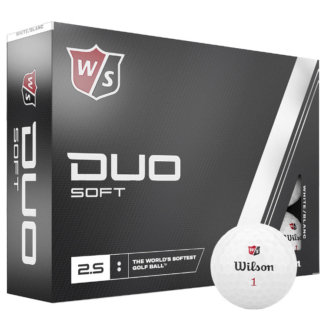 Wilson Duo Soft Personalised Text Golf Balls White