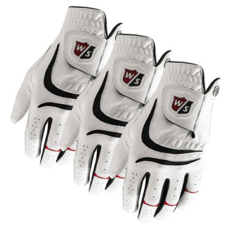 Wilson Grip Plus Golf Glove (3 Pack) (Right Handed Golfer)