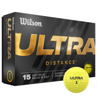 Wilson Ultra Distance Golf Balls Yellow (15 Pack)