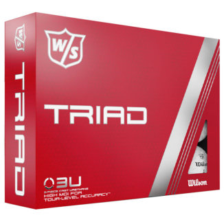 Wilson 2024 Triad Golf Balls White