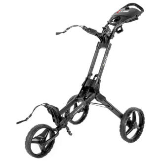 Wishbone Cube Three 3 Wheel Golf Trolley Charcoal/Black