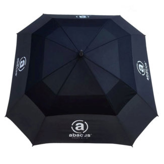 Abacus Square Golf Umbrella Black 7840-600