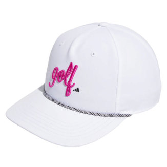 adidas Ladies 5 Panel Script Golf Cap White HT7782