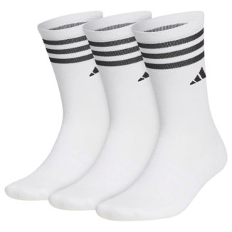adidas Crew Golf Socks (3 Pack) White HS6061