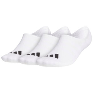 adidas No Show Golf Socks (3 Pack) White HS5577