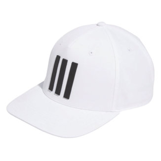 adidas 3 Stripe Tour Golf Cap White HT3335