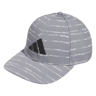 adidas Tour Print Snapback Golf Cap Grey Three HS5595