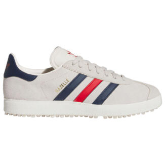 adidas Golf Originals Gazelle Spikeless Golf Shoes Chalk White/Night Indigo/Better Scarlet JS1894
