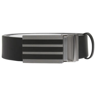 adidas Reversible 3 Stripe Tour Golf Belt Black JJ3847