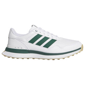 adidas S2G SL Leather Golf Shoes White/Collegiate Green/Gum 3 JQ9311