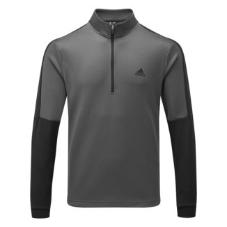 adidas Colour Block 1/4 Zip Golf Sweater Grey Six/Black HC5573