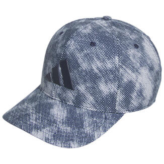 adidas Tour Print Snapback Golf Cap White/Collegiate Navy JW1451