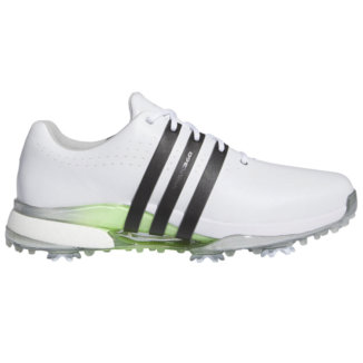 adidas Tour 360 Golf Shoes White/Core Black/Green Spark IF0243