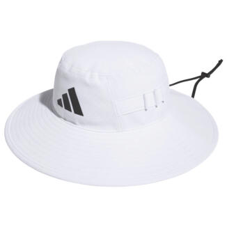 adidas Wide Brim Golf Bucket Hat White JZ2938