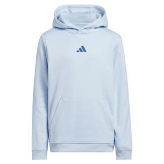 adidas Junior Climawarm Graphic Golf Hoodie Crystal Sky JY5827