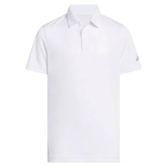 adidas Junior Performance Golf Polo Shirt White KF2632