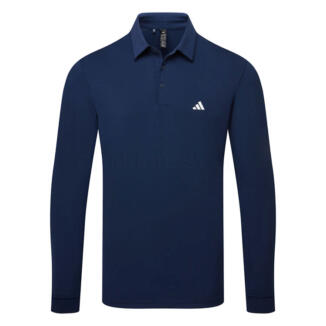 adidas Core Long Sleeve Golf Polo Shirt Collegiate Navy IT7211