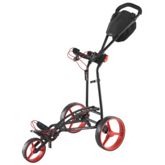 Big Max Autofold FF 3 Wheel Golf Trolley Black/Red