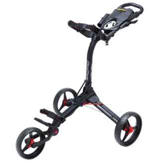 Bag Boy Compact 3 Wheel Golf Trolley Matte Black/Red