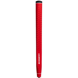 Lamkin Deep Etched Paddle Golf Putter Grip Red