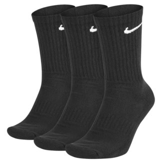Nike Everyday Cushioned Crew Golf Socks (3 Pack) Black SX7664-010