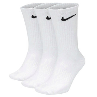 Nike Everyday Lightweight Crew Golf Socks (3 Pack) White SX7676-100