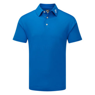 FootJoy Stretch Pique Solid Golf Polo Shirt Cobalt 91817