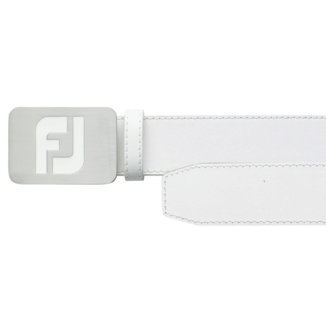 FootJoy Leather Golf Belt White 69355