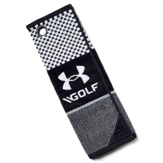 Under Armour Medium Golf Towel Black/Steel 1325610-001