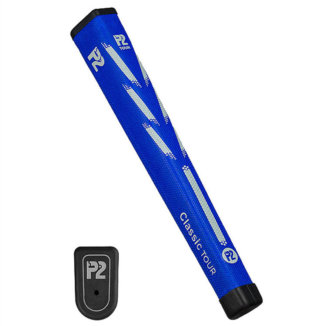 P2 Classic Tour Golf Putter Grip Blue/Grey