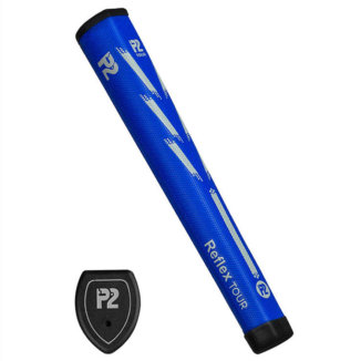P2 Reflex Tour Golf Putter Grip Blue/Grey
