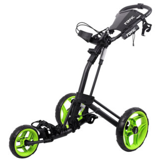 Rovic By Clicgear RV2L 3 Wheel Golf Trolley Charcoal/Lime