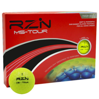 RZN MS-Tour Golf Balls Yellow