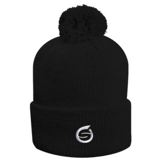 Sunderland Thermal Bobble Golf Beanie Black SUNBH36