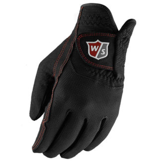 Wilson Staff Rain Golf Gloves Black (Pair Pack)