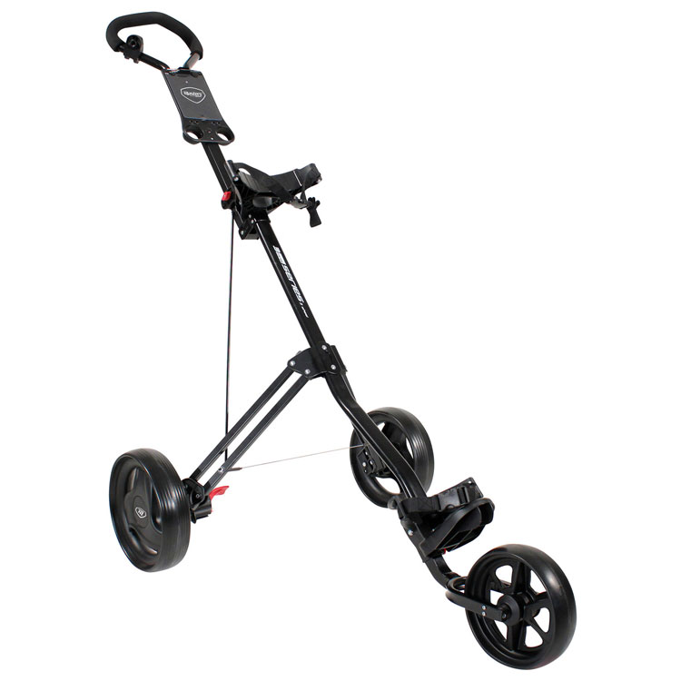 Masters 3 Series 3 Wheel Golf Trolley Black Clubhouse Golf