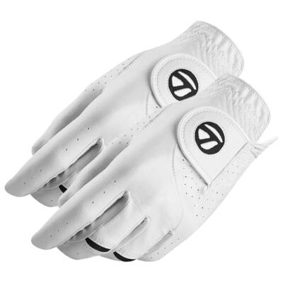 TaylorMade Stratus Tech Golf Glove (2 Pack) White N64066 (Right Handed Golfer)