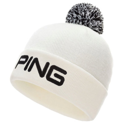 Ping Classic Bobble Golf Beanie White P03472-002
