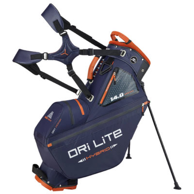 Big Max Dri-Lite Hybrid Tour Golf Stand Bag Steel Blue/Black/Rust WL90049-SBBR
