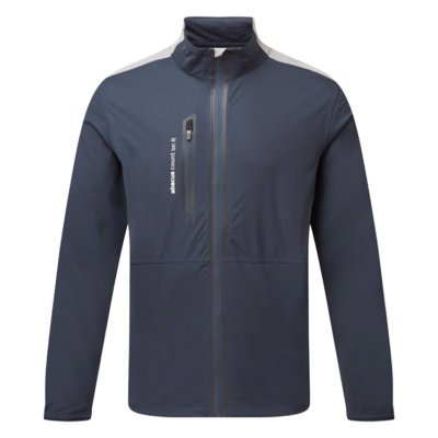 Abacus Bounce Full Zip Waterproof Golf Jacket Navy/Grey 6080-904
