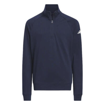 adidas Junior 1/4 Zip Golf Sweater Collegiate Navy IR5765