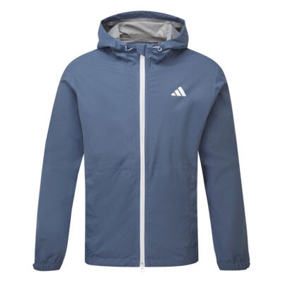 adidas RAIN.RDY Hooded Waterproof Golf Jacket Preloved Ink JN8852