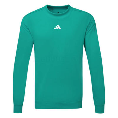 adidas Beyond The Course Hybrid Golf Sweater Pure Teal JN3046