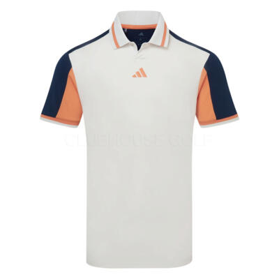 adidas Beyond The Course Vent TwistKnit Golf Polo Shirt Orbit Grey/Collegiate Navy JY5421