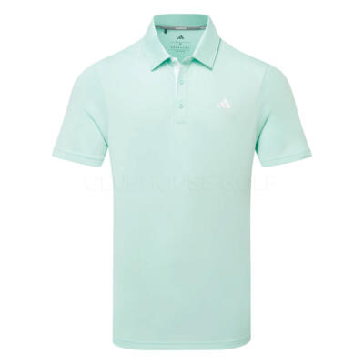 adidas Drive 2.0 Golf Polo Shirt Semi Flash Aqua JX7219