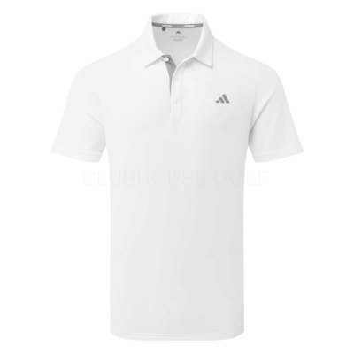 adidas Drive 2.0 Golf Polo Shirt White - Clubhouse Golf
