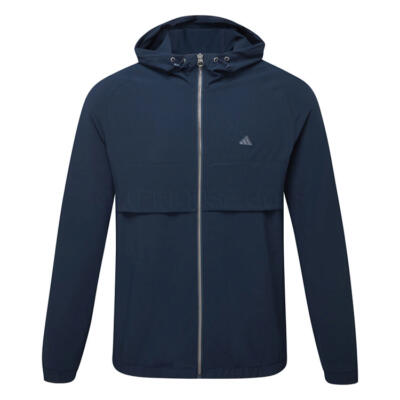 adidas Go-To Full Zip Golf Wind Jacket Collegaite Navy JL7914